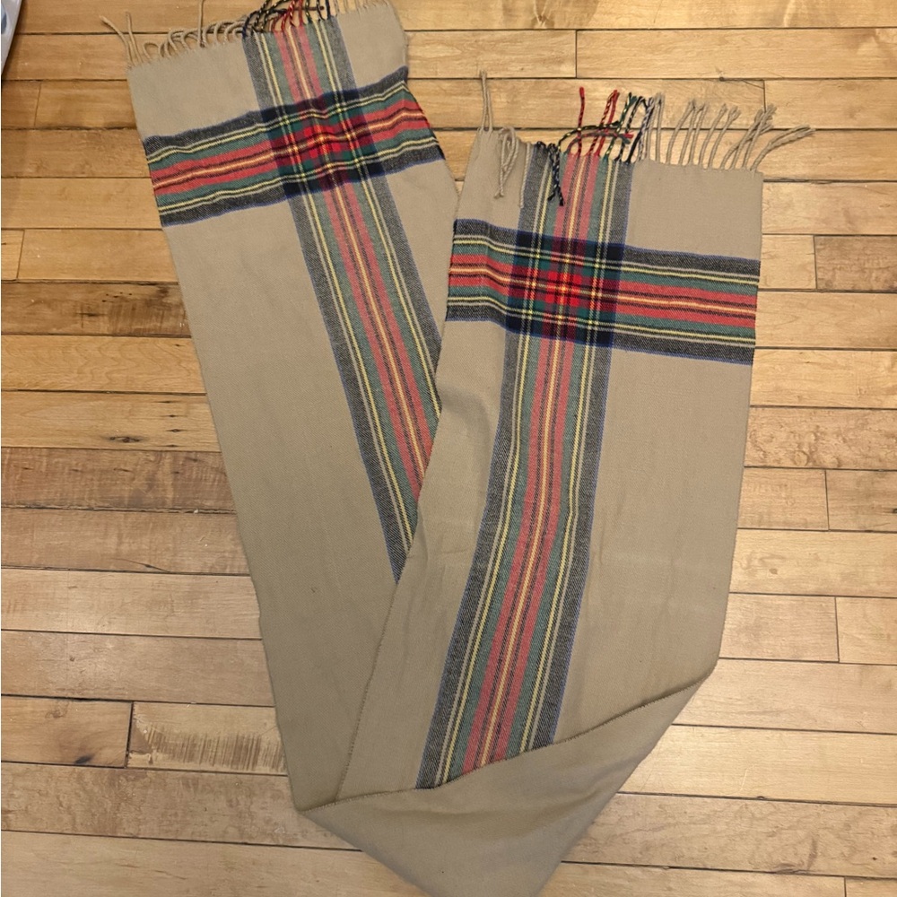 Striped Tan scarf